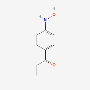 molecular formula C9H11NO2 B1211102 p-Hydroxyaminopropiophenone CAS No. 55-34-5