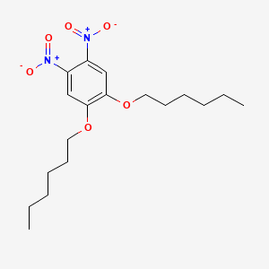 1,2-Bis(hexyloxy)-4,5-dinitrobenzene