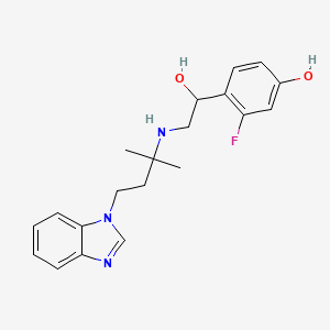 molecular formula C20H24FN3O2 B1211111 纳德特罗 CAS No. 73865-18-6