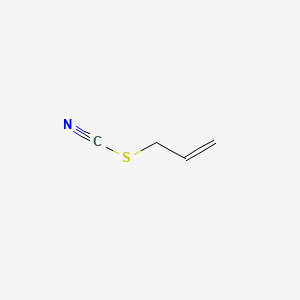 molecular formula C4H5NS B1211113 烯丙基硫氰酸酯 CAS No. 764-49-8