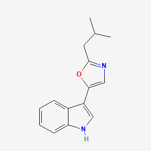 molecular formula C15H16N2O B1211122 Labradorin 1 