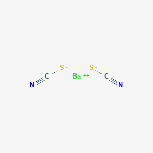 molecular formula Ba(SCN)2<br>C2BaN2S2 B1211151 Barium thiocyanate CAS No. 2092-17-3