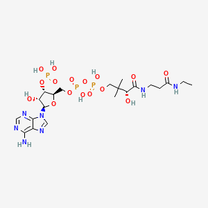 molecular formula C21H36N7O16P3 B1211152 脱硫辅酶 A CAS No. 5863-40-1