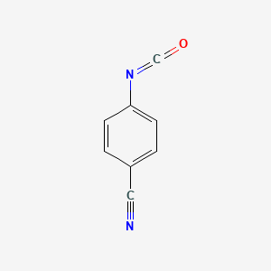 molecular formula C8H4N2O B1211158 4-Isocyanatobenzonitrile CAS No. 40465-45-0