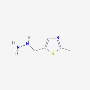 5-(Hydrazinylmethyl)-2-methyl-1,3-thiazole