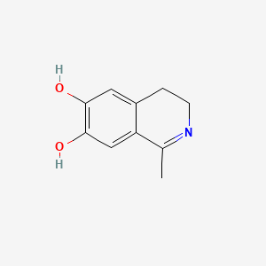 molecular formula C10H11NO2 B1211183 1,2-脱氢萨尔索林醇 CAS No. 4602-81-7