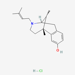 molecular formula C19H28ClNO B1211184 盐酸喷他佐辛 CAS No. 64024-15-3