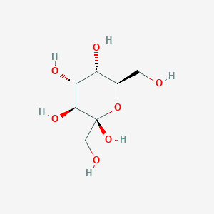 molecular formula C7H14O7 B1211185 beta-D-Sedoheptulopyranose 