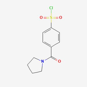 4-(Pyrrolidine-1-carbonyl)benzene-1-sulfonyl chloride