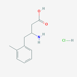 3-Amino-4-(2-methylphenyl)butanoic acid hydrochloride