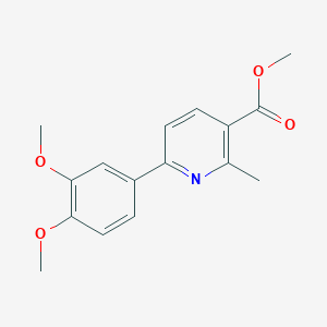 Methyl 6-(3,4-dimethoxyphenyl)-2-methylnicotinate