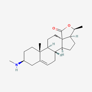 molecular formula C22H33NO2 B1211193 Paravallarine CAS No. 510-31-6