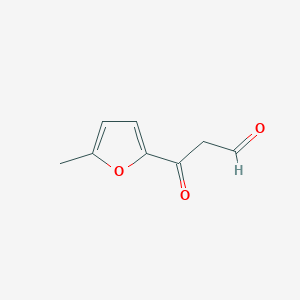 2-Furanpropanal, 5-methyl-beta-oxo-