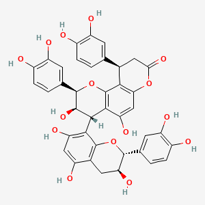 molecular formula C39H32O15 B1211195 Kandelin A-1 CAS No. 88903-77-9