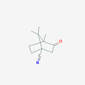 Bicyclo[2.2.1]heptane-1-carbonitrile, 4,7,7-trimethyl-3-oxo-