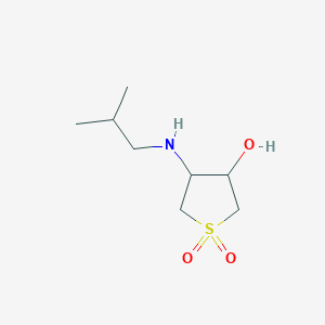 4-Isobutylamino-1,1-dioxo-tetrahydrothiophen-3-ol