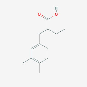 2-(3,4-Dimethylbenzyl)butanoic acid