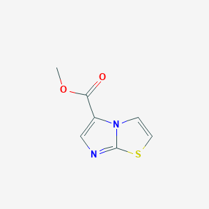 molecular formula C7H6N2O2S B12112004 Methyl imidazo[2,1-b]thiazole-5-carboxylate 