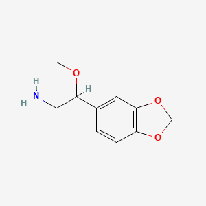 1,3-Benzodioxole-5-ethanamine, beta-methoxy-