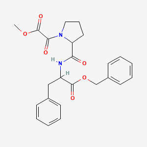 Carbomethoxycarbonyl-D-Pro-D-Phe benzyl ester