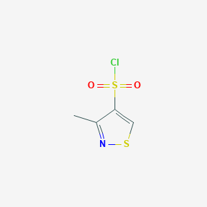 4-Isothiazolesulfonyl chloride, 3-methyl-