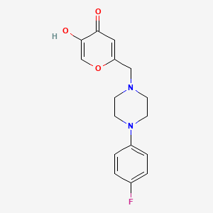 2-[4-(4-Fluoro-phenyl)-piperazin-1-ylmethyl]-5-hydroxy-pyran-4-one