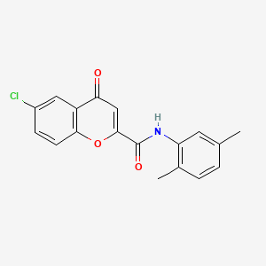 6-chloro-N-(2,5-dimethylphenyl)-4-oxo-4H-chromene-2-carboxamide