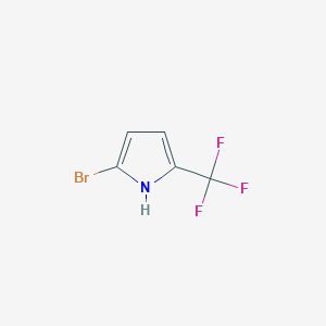 2-bromo-5-(trifluoromethyl)-1H-pyrrole