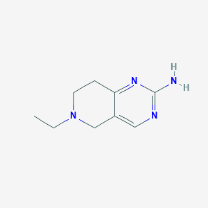 6-Ethyl-5,6,7,8-tetrahydro-pyrido[4,3-d]pyrimidin-2-ylamine