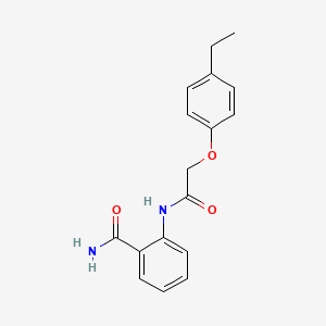 2-{[(4-Ethylphenoxy)acetyl]amino}benzamide