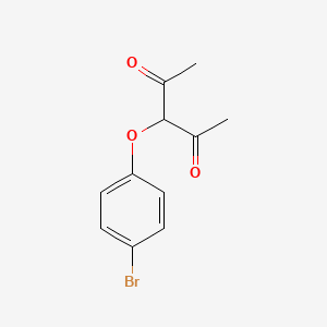 3-(4-Bromophenoxy)pentane-2,4-dione