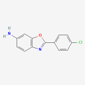 2-(4-Chlorophenyl)benzo[d]oxazol-6-amine