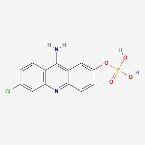 B1211217 9-Amino-6-chloroacridine-2-phosphate CAS No. 75853-44-0