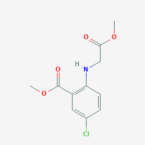 Methyl 5-chloro-2-[(2-methoxy-2-oxoethyl)amino]benzoate