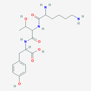 2-[[2-(2,6-Diaminohexanoylamino)-3-hydroxybutanoyl]amino]-3-(4-hydroxyphenyl)propanoic acid