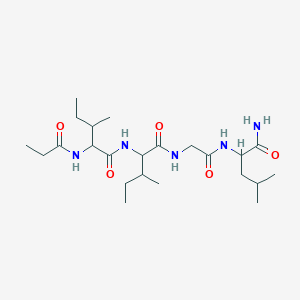 Propionyl-ile-ile-gly-leu-NH2