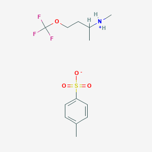 Methyl-(1-methyl-3-trifluoromethoxy-propyl)-ammonium tosylate