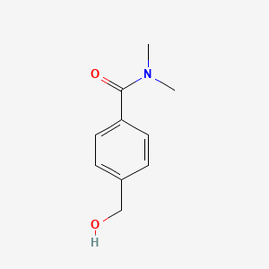 molecular formula C10H13NO2 B1211234 4-二甲基氨基甲酰基苄醇 CAS No. 60519-03-1