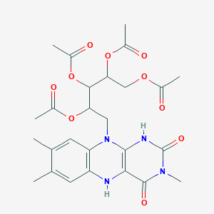 B1211235 N(3)-Methyltetraacetylriboflavin CAS No. 69447-57-0