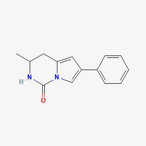 3-methyl-6-phenyl-3,4-dihydro-2H-pyrrolo[1,2-c]pyrimidin-1-one