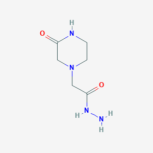 2-(3-Oxopiperazin-1-YL)acetohydrazide