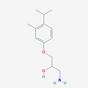 2-Propanol, 1-amino-3-[3-methyl-4-(1-methylethyl)phenoxy]-