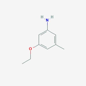 molecular formula C9H13NO B12112472 3-Ethoxy-5-methyl-phenylamine 