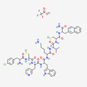 H-DL-Phe(4-Cl)-DL-Cys-DL-3Pal-DL-Trp-DL-Lys-DL-Val-DL-Cys-DL-2Nal-NH2.TFA