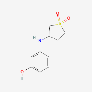 3-[(1,1-Dioxidotetrahydro-3-thienyl)amino]phenol