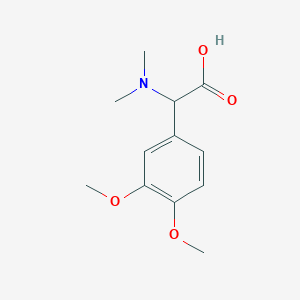 2-(3,4-Dimethoxyphenyl)-2-(dimethylamino)acetic acid