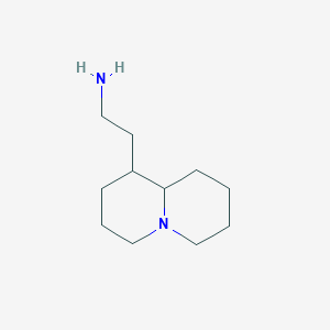 2-(2,3,4,6,7,8,9,9a-octahydro-1H-quinolizin-1-yl)ethanamine