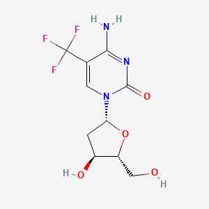 molecular formula C10H12F3N3O4 B1211268 5-Trifluoromethyl-2'-deoxycytidine CAS No. 66384-66-5