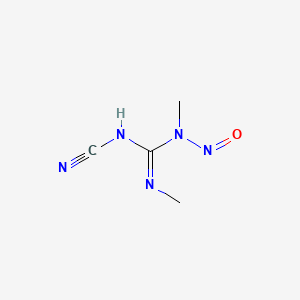 B1211271 1,3-Dimethyl-2-cyano-1-nitrosoguanidine CAS No. 75511-49-8