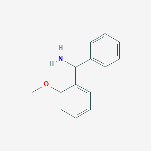 molecular formula C14H15NO B12112744 (2-Methoxyphenyl)(phenyl)methanamine 